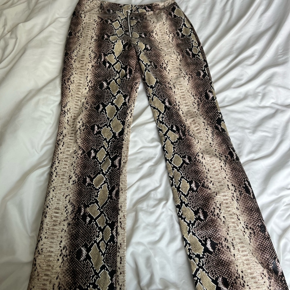 I AM GIA snakeskin pants
